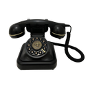 Livre d'or audio noir (téléphone)