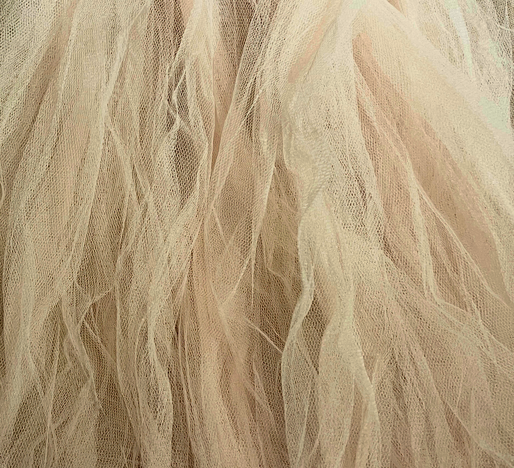 Tule rose poudré