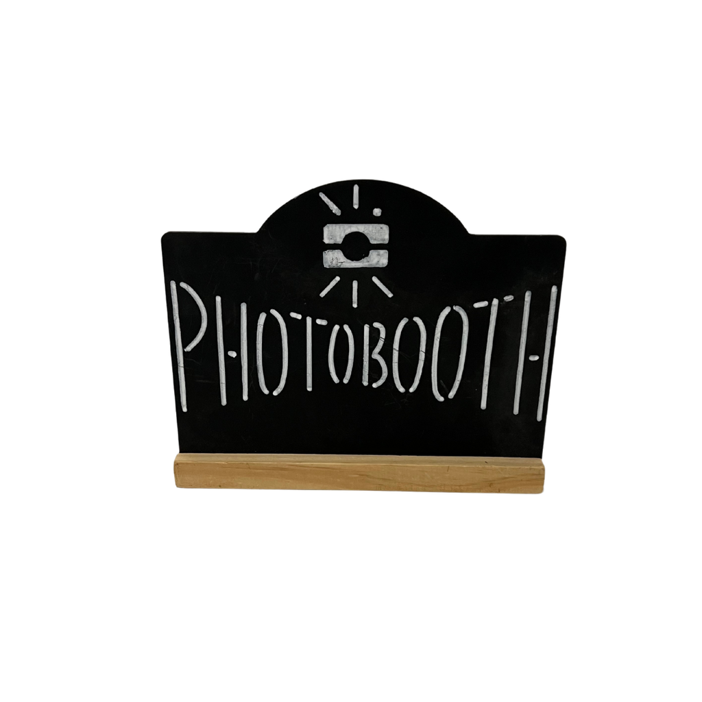 Pancarte photboooth en bois