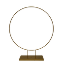 Centre de table cerceau doré