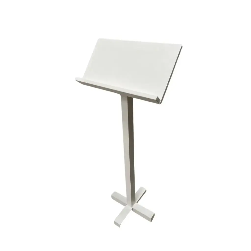 Pupitre en bois blanc