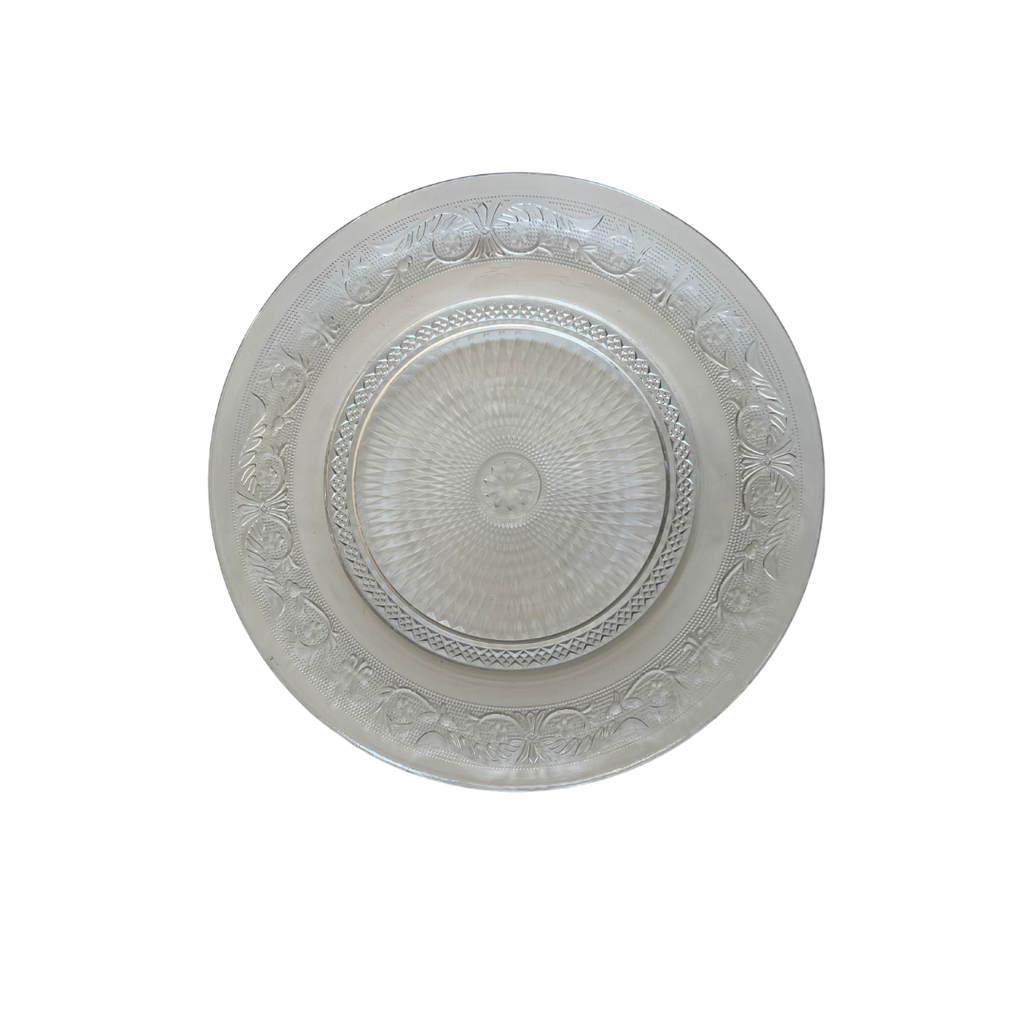 Centre de table en verre