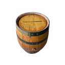 Urne mini tonneau rustique