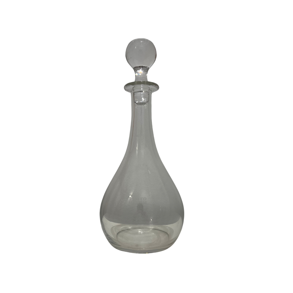 Carafe en verre avec bouchon rond