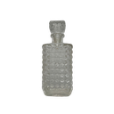 Carafe en verre avec bouchon carré