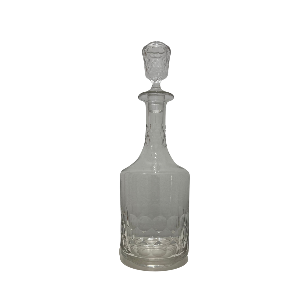 Carafe en verre avec bouchon ruche