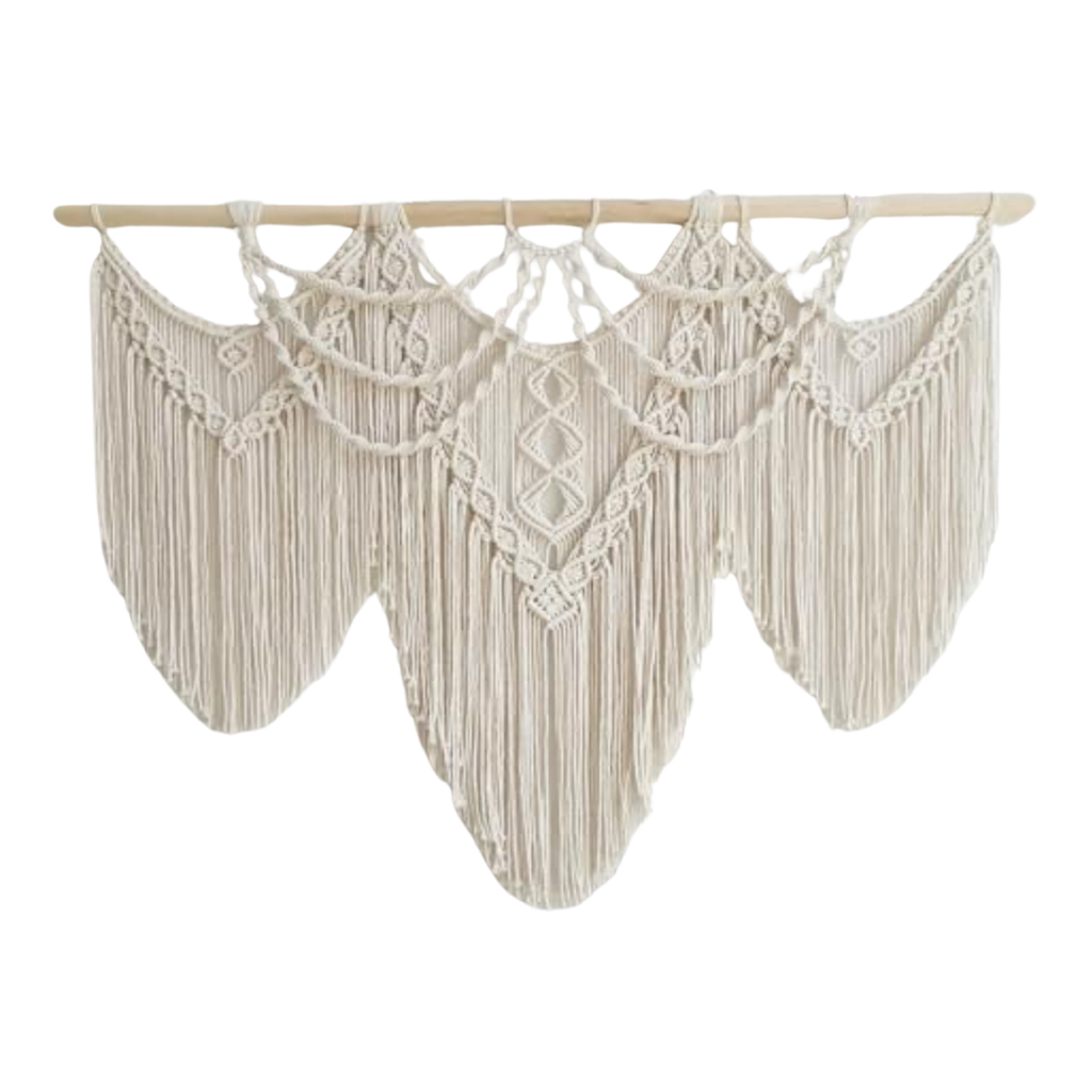 [TMMT] Tapisserie murale en macramé tissé 