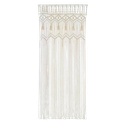 Rideau en macramé tissé 