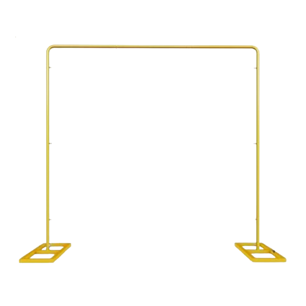 Arche carrée en métal doré kit