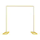 Arche carrée en métal doré kit