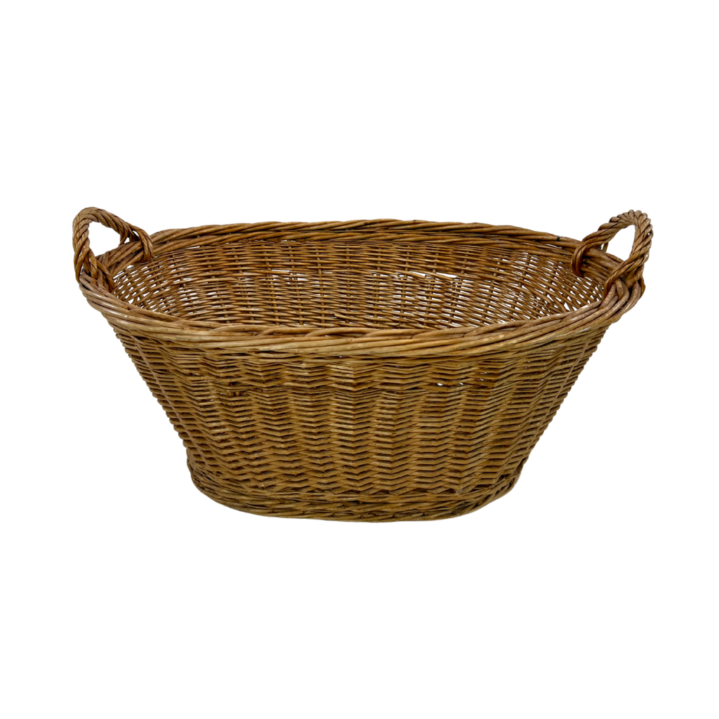 Grand panier en osier