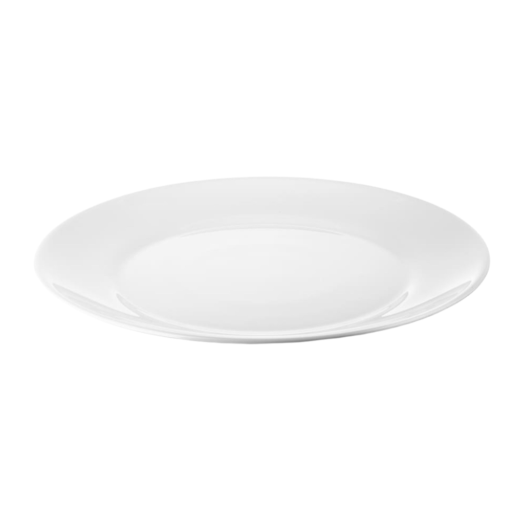 Assiette plate blanche
