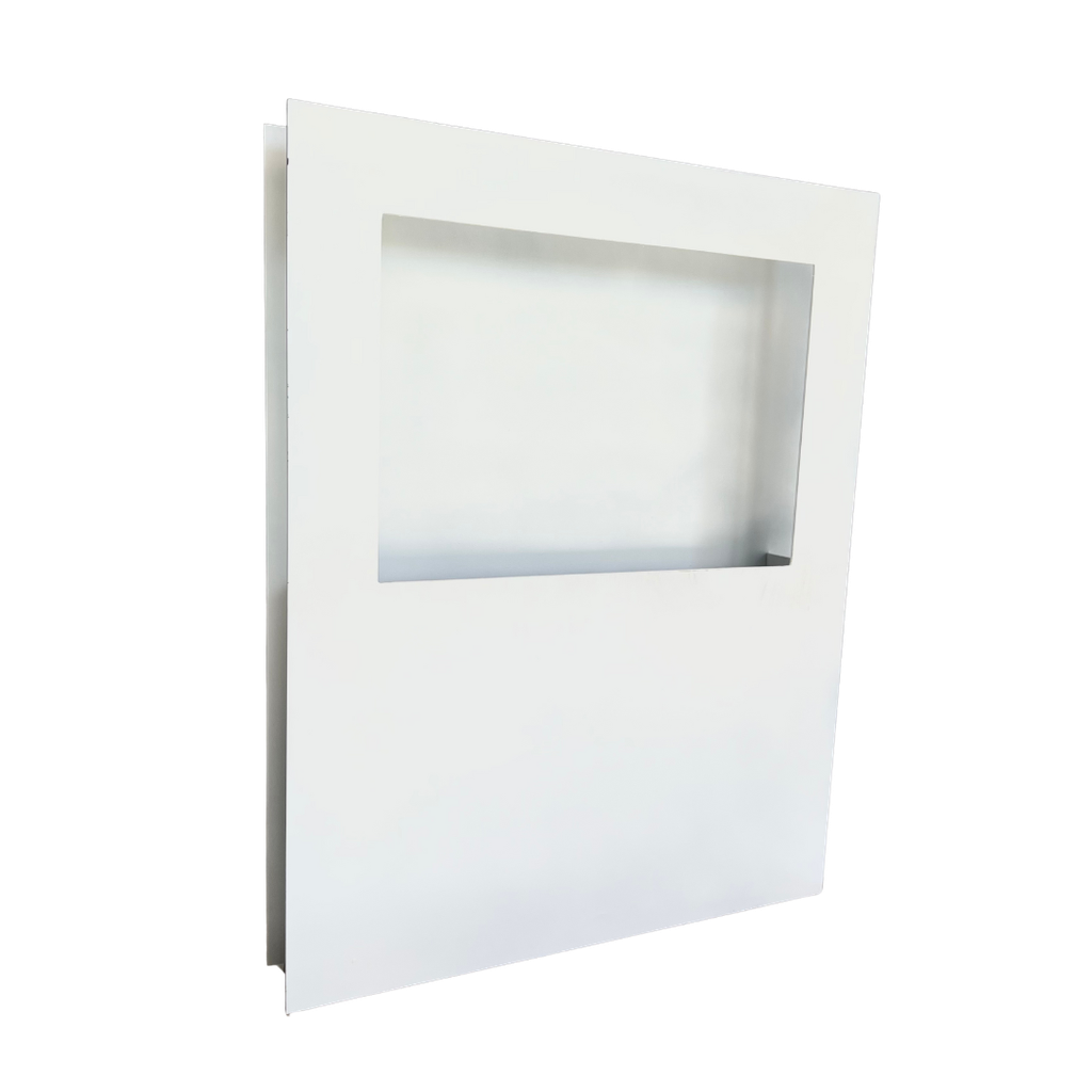 Panneau en métal blanc "Polaroid" (à personnaliser)