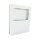 Panneau en métal blanc "Polaroid" (à personnaliser)