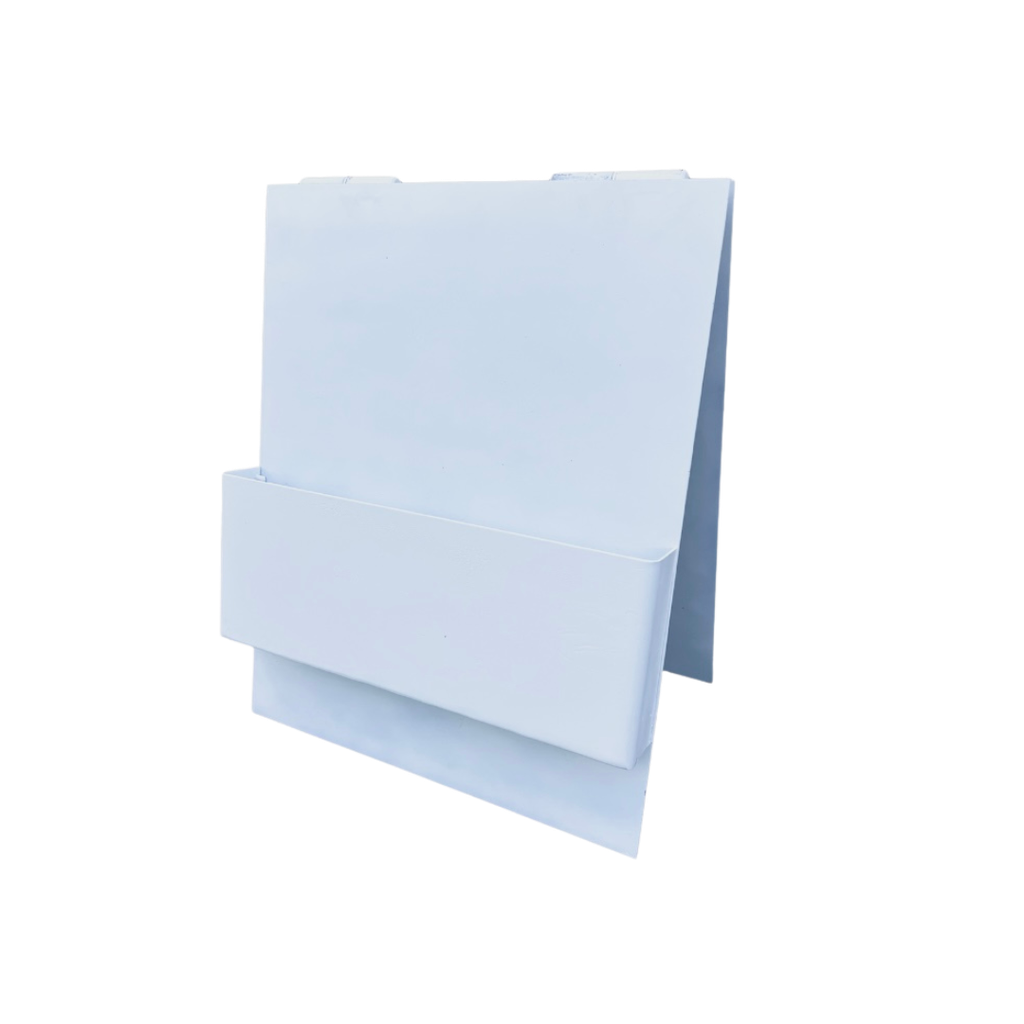 Panneau en métal blanc "Sandwich" (personnalisation comprise)