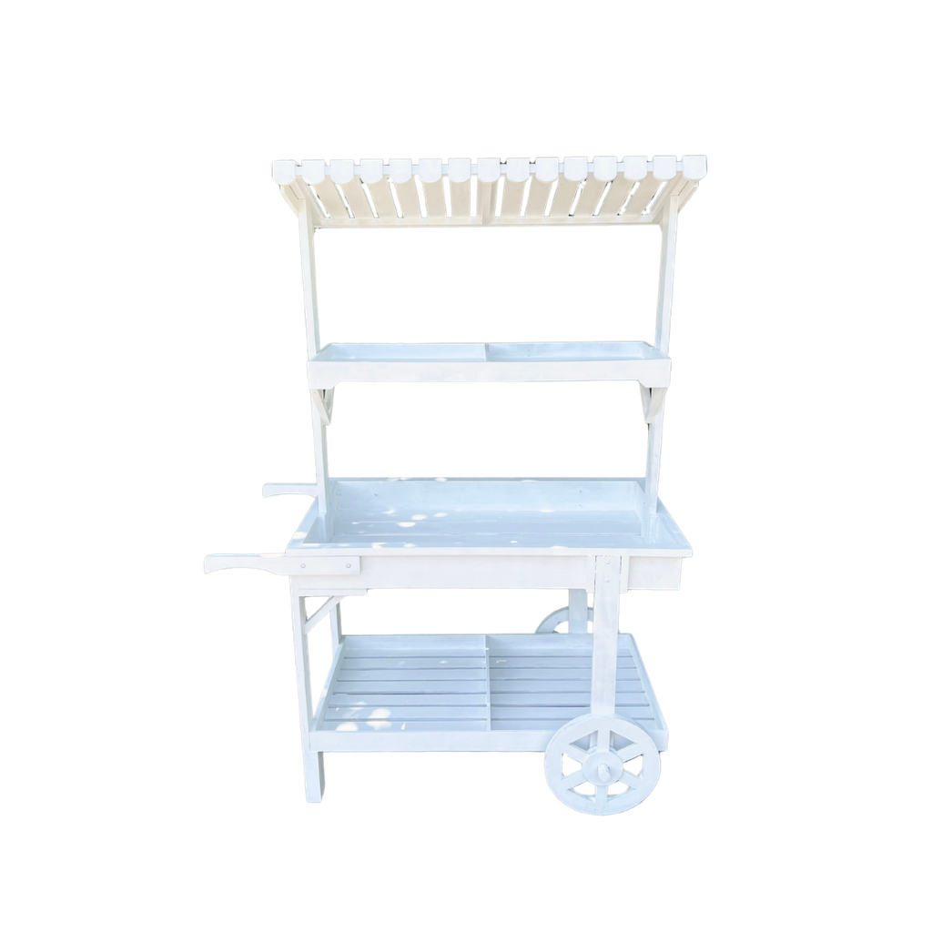 Candy bar en bois blanc