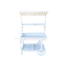 Candy bar en bois blanc