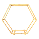 Arche hexagonale double en bois démontable