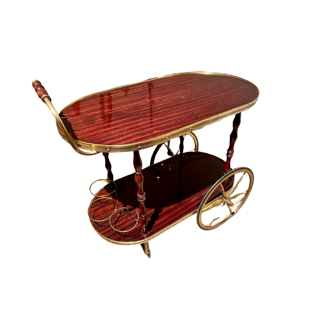 [DRA] Desserte sur roulette Acajou