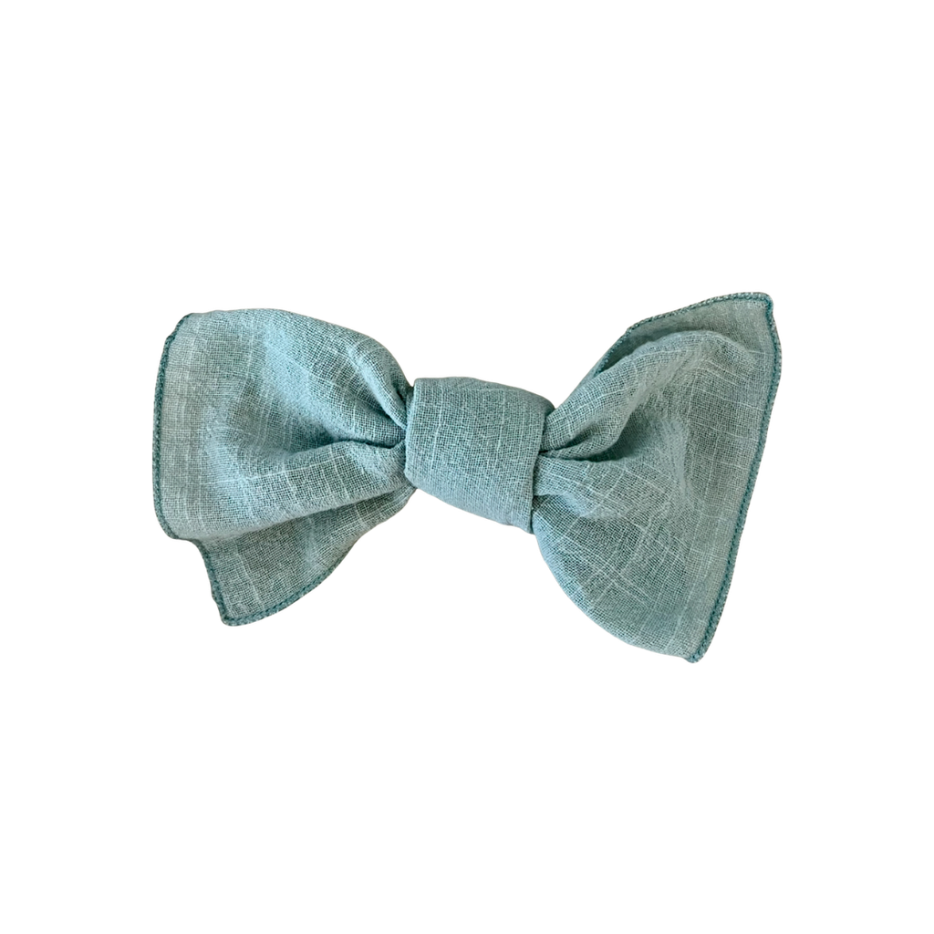 Serviettes en coton vert sauge