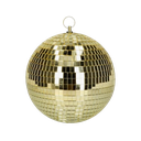 Boule à facettes dorée grand format