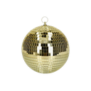 Boule à facettes dorée moyen format