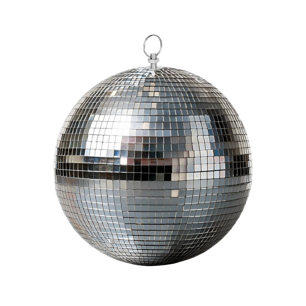 [BFAGF] Boule à facettes argentée grand format