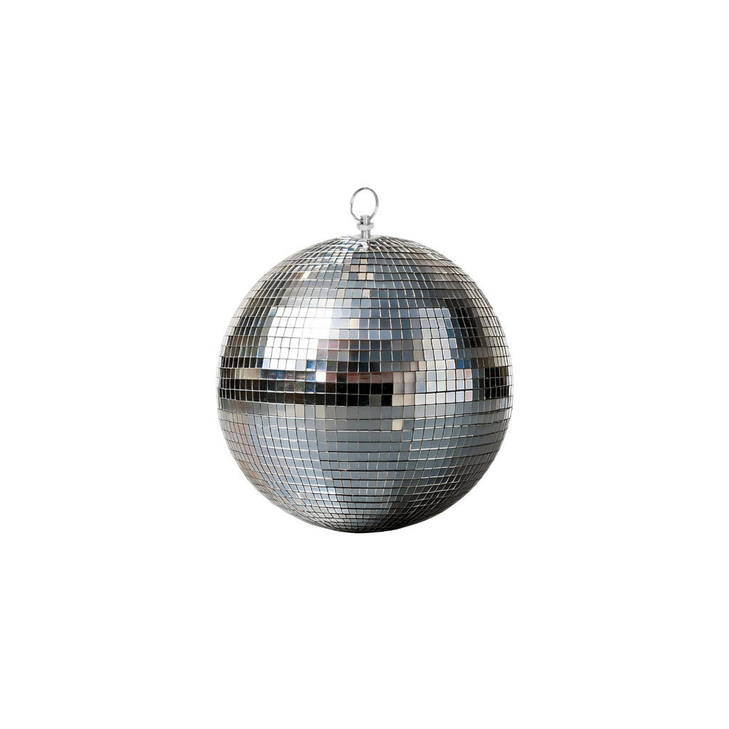 [BFAPF] Boule à facettes argentée petit format