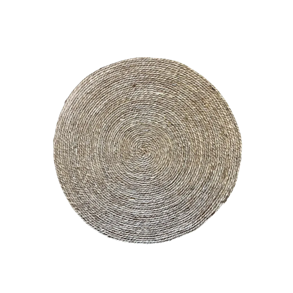 Tapis rond jute