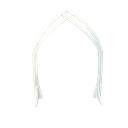 Arche voutée en bois blanc