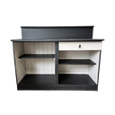Bar en bois noir