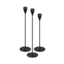 Chandeliers en métal noir trio