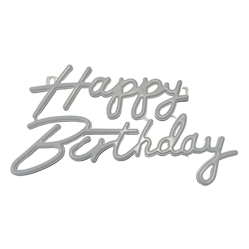 [NPCHB] Néon à piles coloré "Happy Birthday"