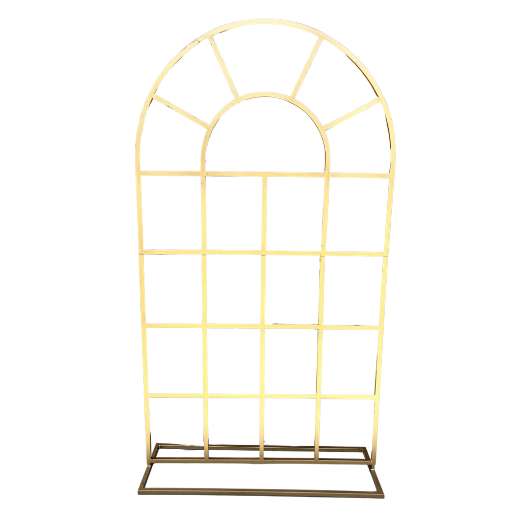 Arche fenêtre voutée dorée en kit