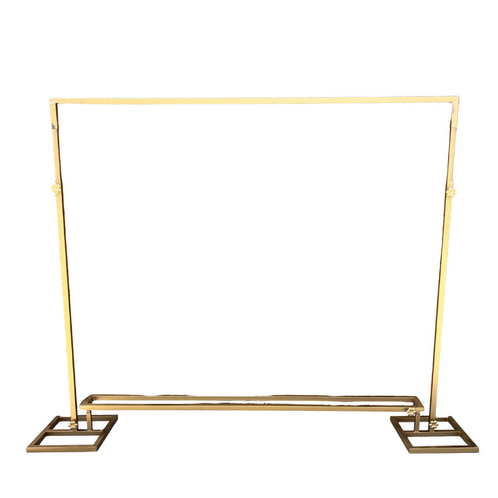 Arche rectangulaire extensible en métal doré kit
