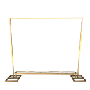Arche rectangulaire extensible en métal doré kit