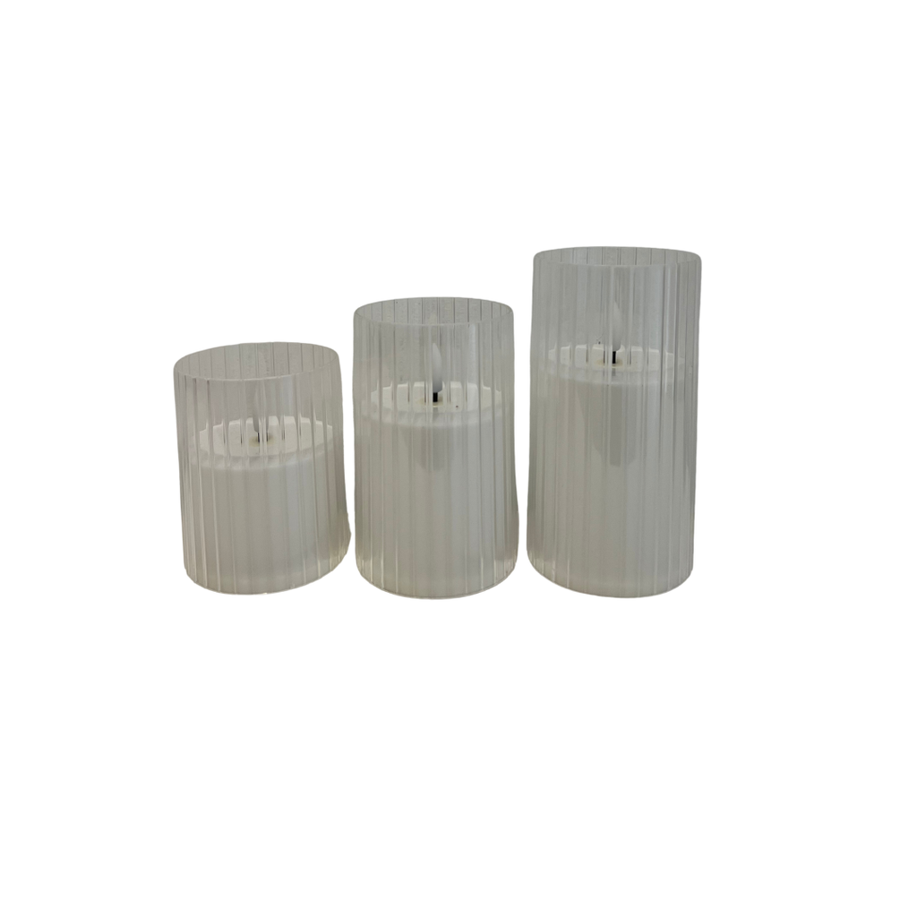 Bougies artificielles à piles trio