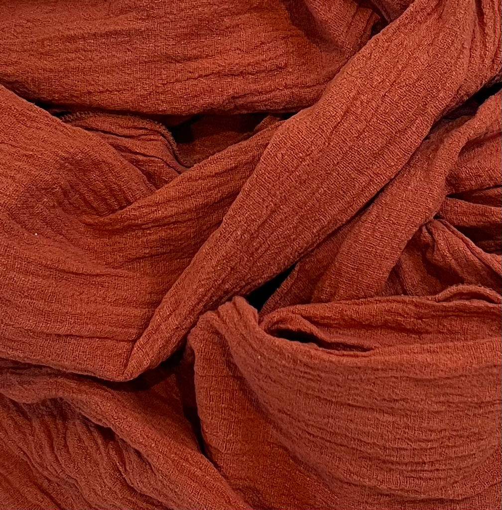 Chemin de table terracotta