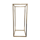 Centre de table rectangulaire en métal rosé