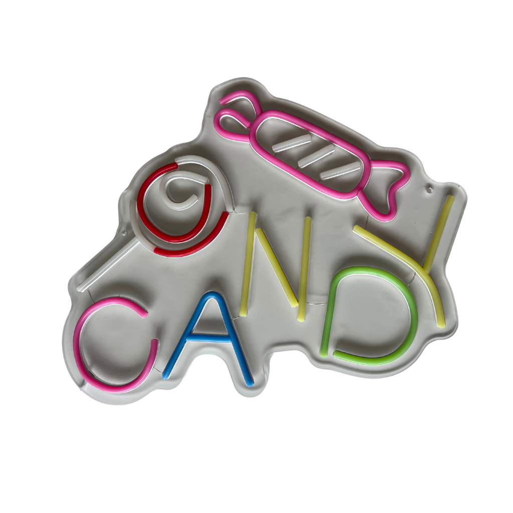 Néon coloré à prise "Candy Bar"
