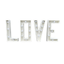 Lettres lumineuses à prise "LOVE"
