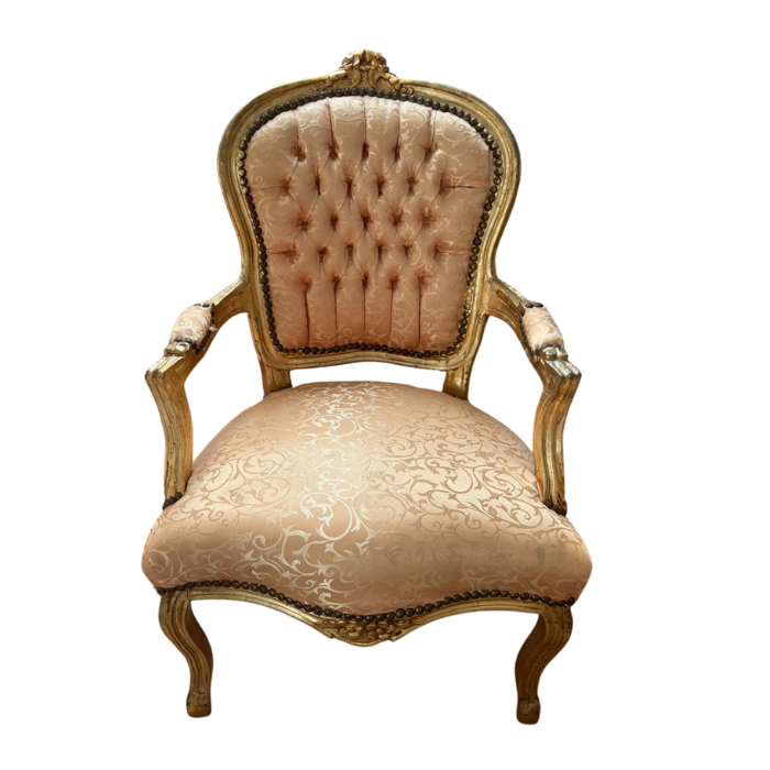 Chaise Baroque dorée