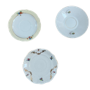Sous tasse fleurie dépareillée
