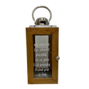 Lanterne en bois et en métal hommage 