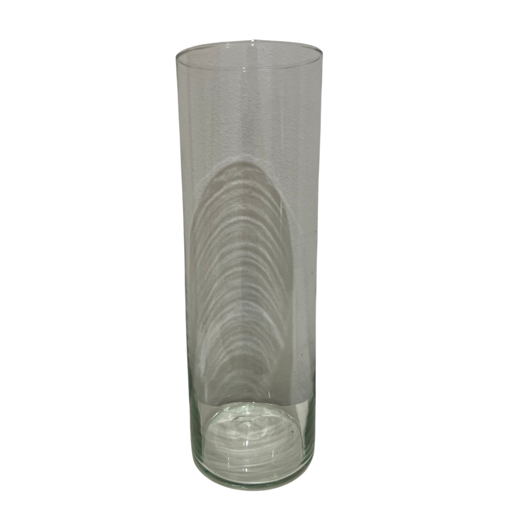 Vase en verre transparent grand