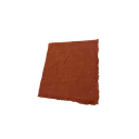 Serviette en tissu franges terracotta