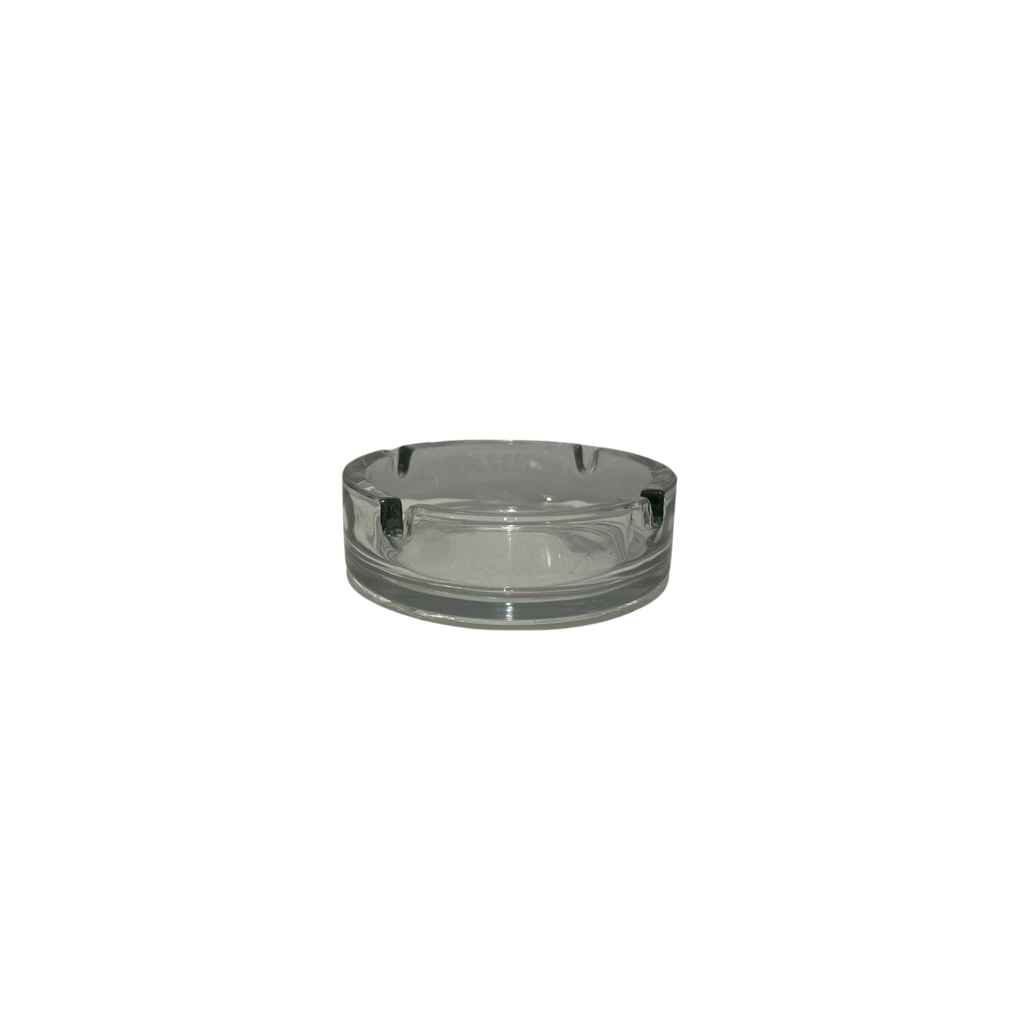 Cendrier en verre transparent 