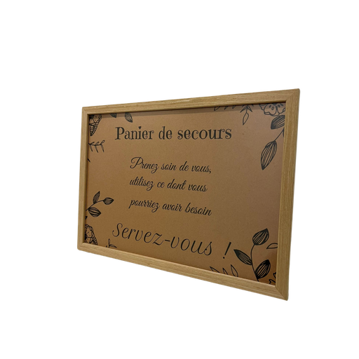 [PPSE] Pancarte panier de secours encadré