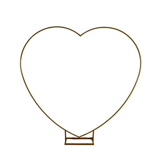 [A<3MDK] Arche coeur métallique dorée en kit