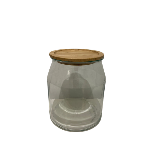 [BVCB] Bonbonnière en verre avec couvercle en bambou